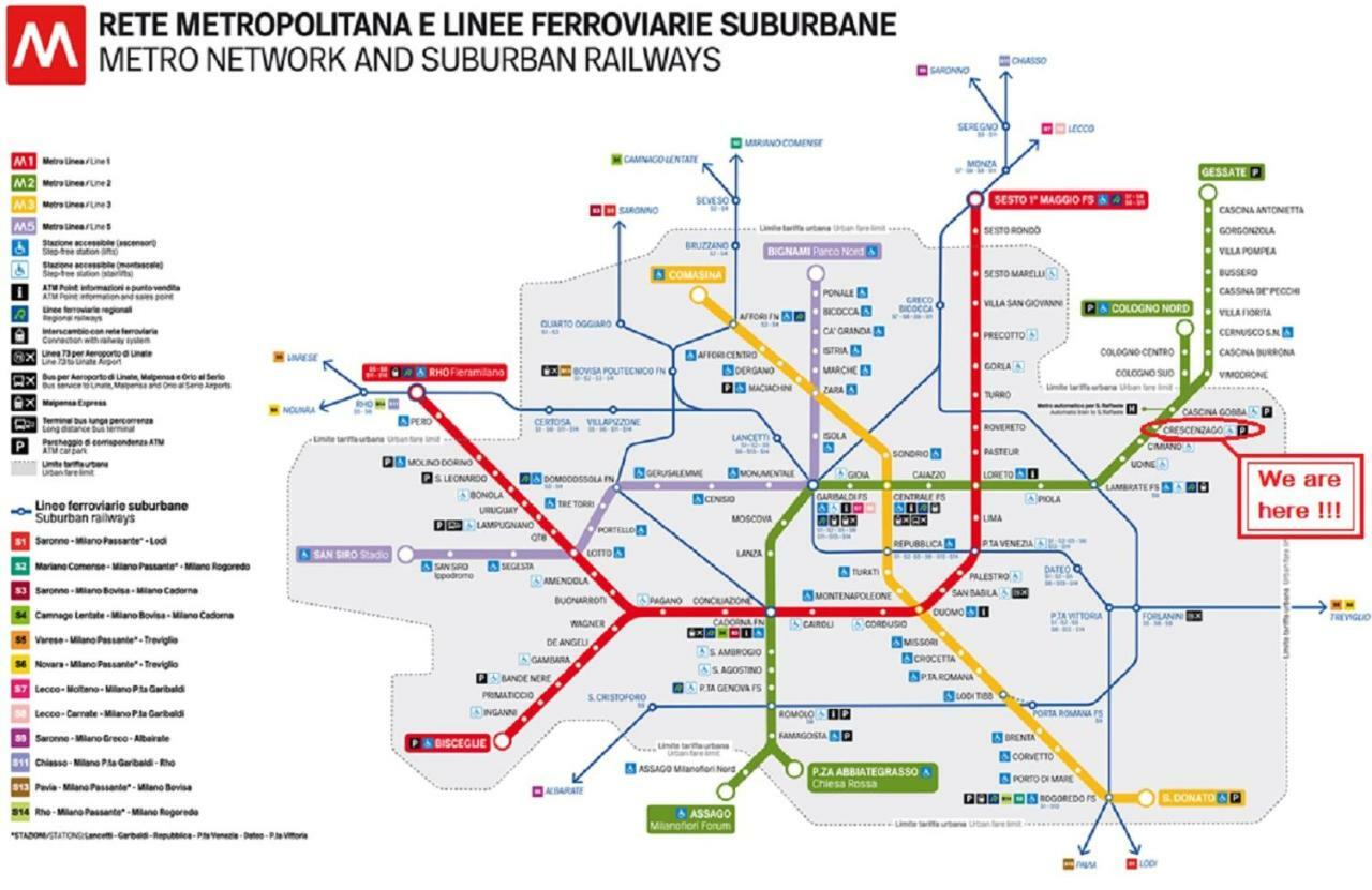 Appartamento Palmanova Vicino Alla Metropolitana Milánó Kültér fotó